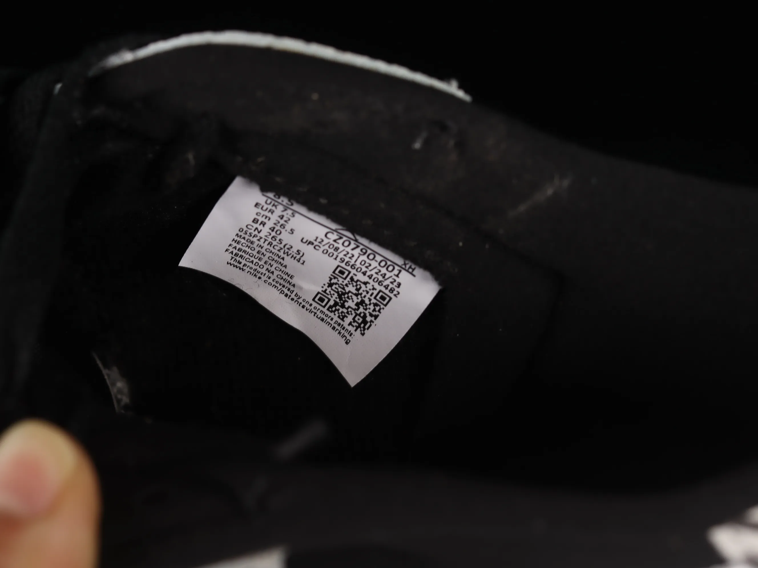 All categories Air Jordan Jordan series basketball shoes Air Jordan 1 Low Z version Air Jordan 1 Low OG "Black Cement" AJ1 Joe 1 black cement low-top cultural casual sneakers CZ0790-001